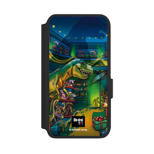 Samsung Galaxy S22 NIVOflip Die Drei Fragezeichen Dino