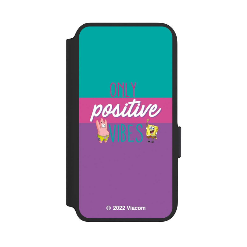 Galaxy S22 NIVOflip  Spongebob - Only Positive Vibes