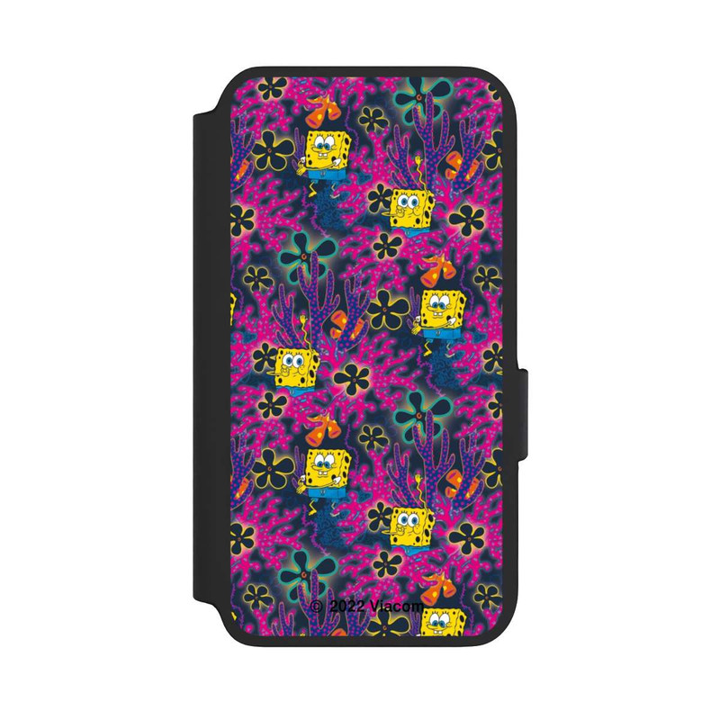 Galaxy S22 NIVOflip Spongebob - Coral Pattern