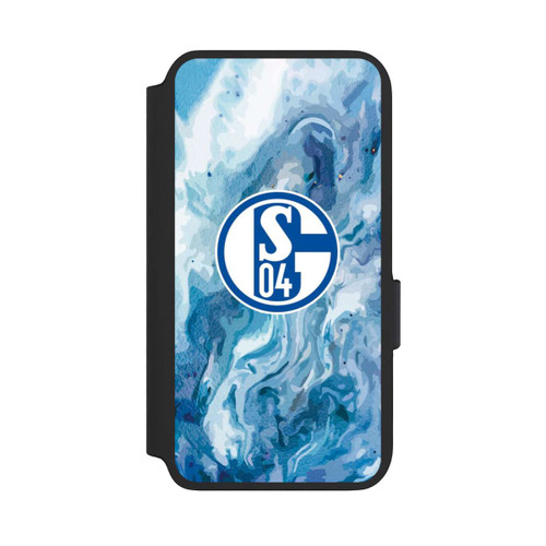 Samsung Galaxy S22 NIVOflip Schalke 04 Flüssig Blau