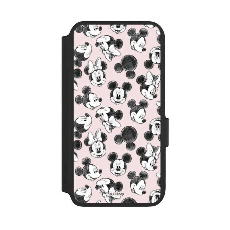 Galaxy S22 NIVOflip Minnie & Mickey Viele Gesichter Pink