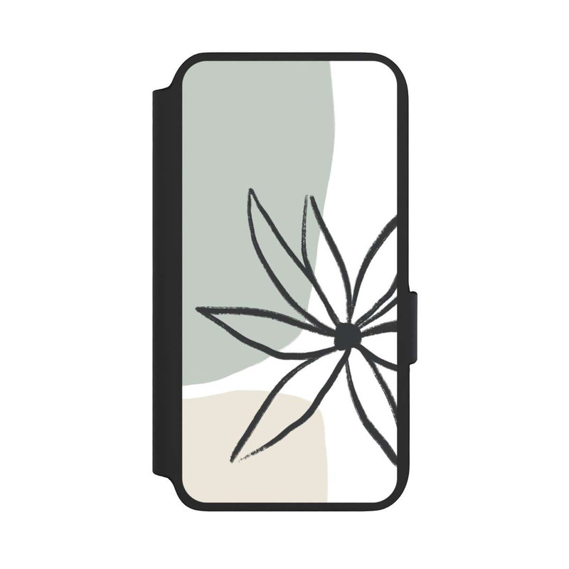 Galaxy S22 NIVOflip Fleur Menthe & Crème