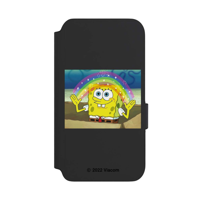 Galaxy S22 NIVOflip Spongebob - Rainbow Meme transparent