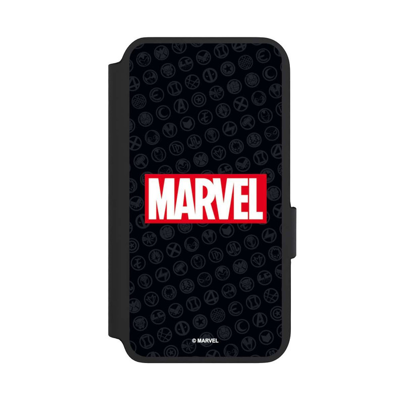 Galaxy S22 NIVOflip Marvel Logo Black Red 