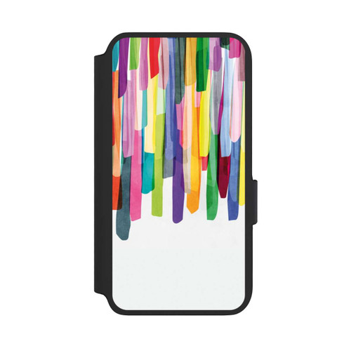 Samsung Galaxy S22 NIVOflip Colorful Stripes White Background