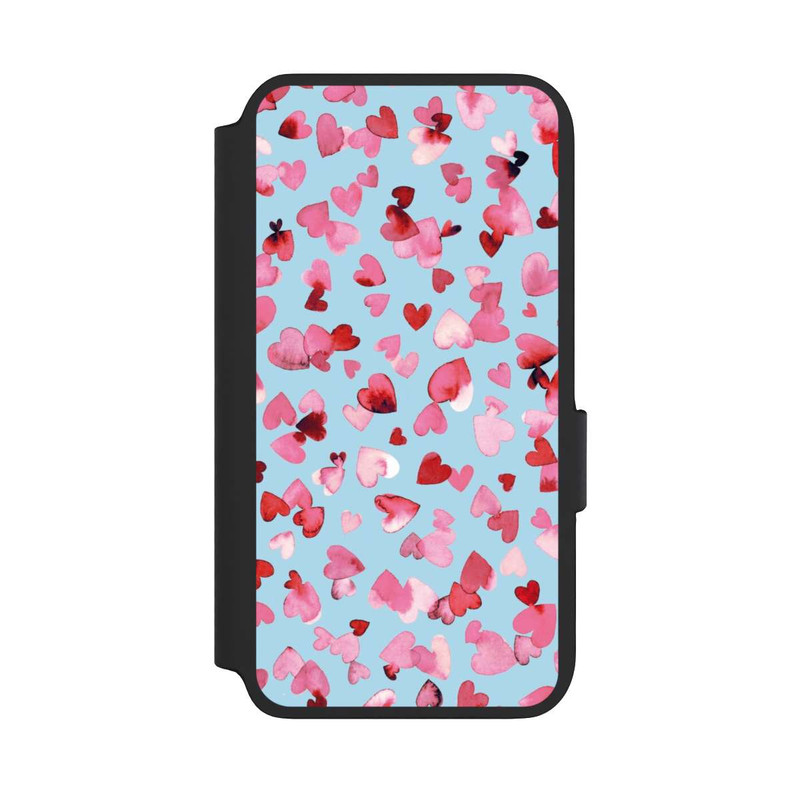 Galaxy S22 NIVOflip Valentinstagsherzen in rosa blau