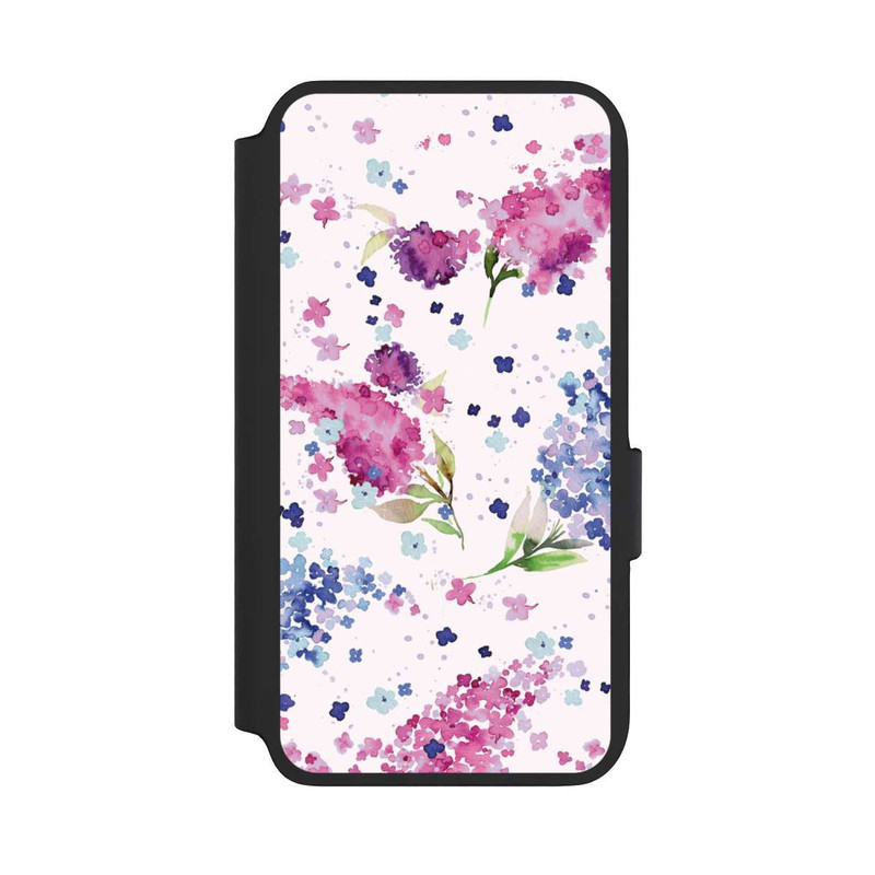 Galaxy S22 NIVOflip Hortensien Lila und Rosa Blumen