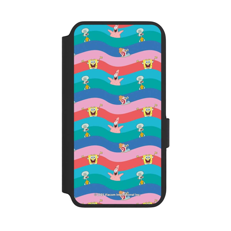 Galaxy S22 NIVOflip Spongebob Freunde Bunte Wellen