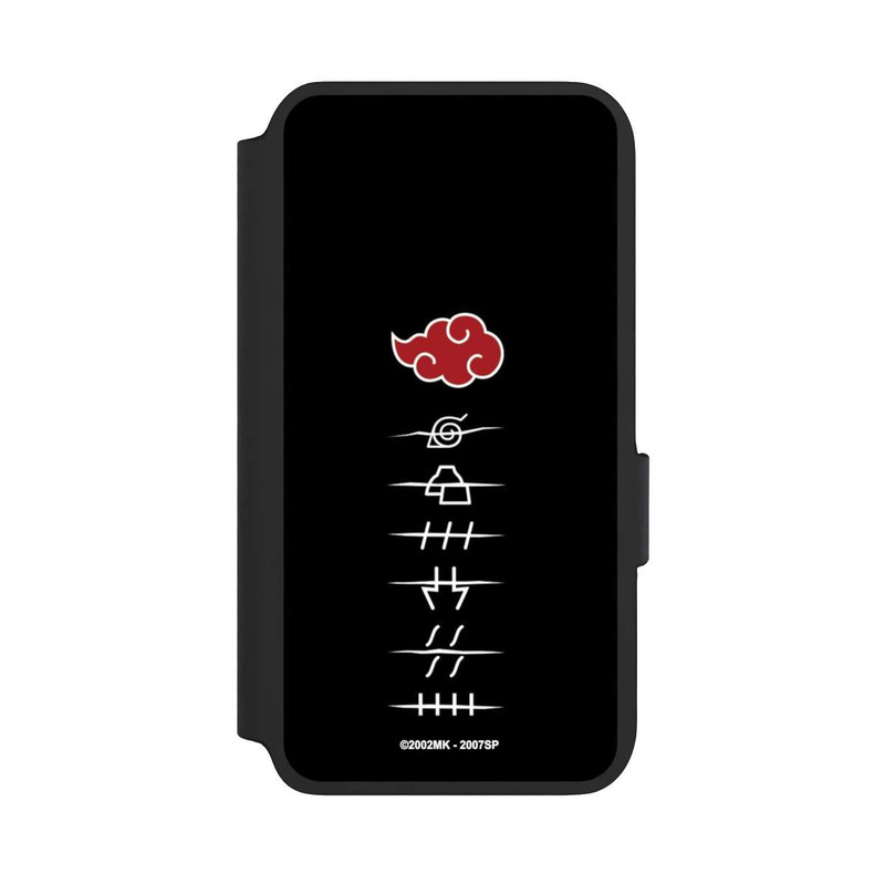 Galaxy S22 NIVOflip Akatsuki Mitgliedssymbole Schwarz
