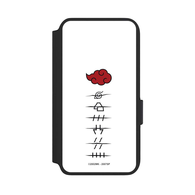 Galaxy S22 NIVOflip Akatsuki Mitgliedersymbole Weiß