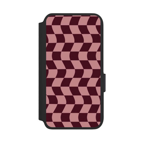 Samsung Galaxy S22 NIVOflip Damier rouge-rose