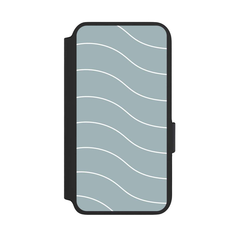 Galaxy S22 NIVOflip Trendy Lines White Green