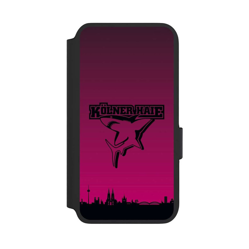 Galaxy S22 NIVOflip Kölner Haie Skyline Pink