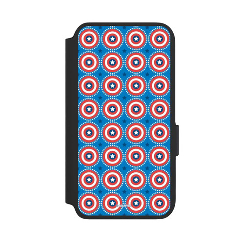 Samsung Galaxy S22 NIVOflip Captain American Shield Pattern