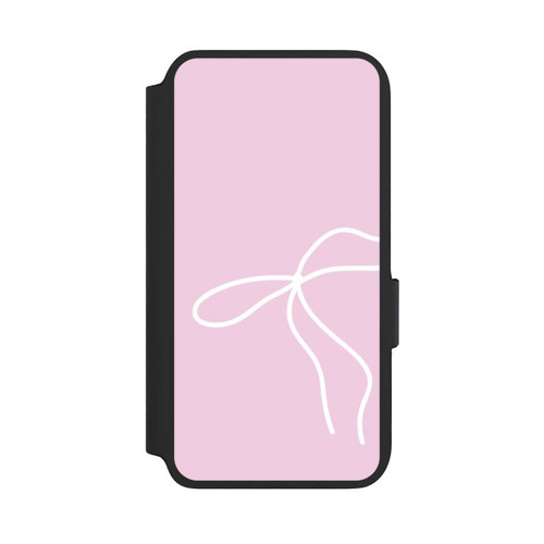Samsung Galaxy S22 NIVOflip Trendy Schleife Weiß Rosa