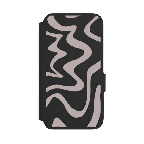 Samsung Galaxy S22 NIVOflip Linien Wellig Transparent