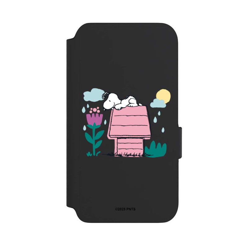 Galaxy S22 NIVOflip Snoopy Hundehütte Frühling transparent