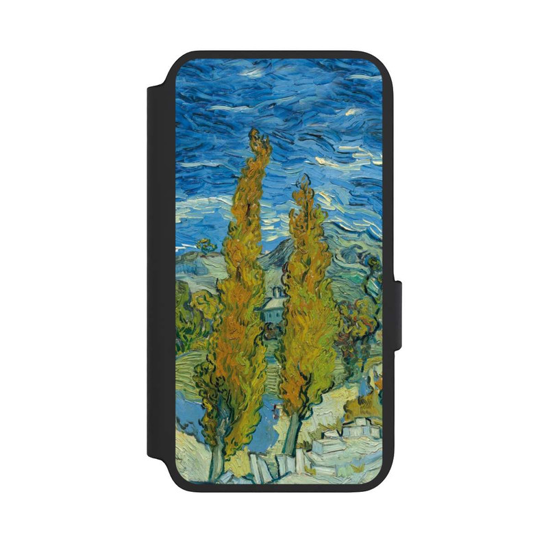 Galaxy S22 NIVOflip Two Poplars in the Alpilles near Saint-Rémy by Van Gogh