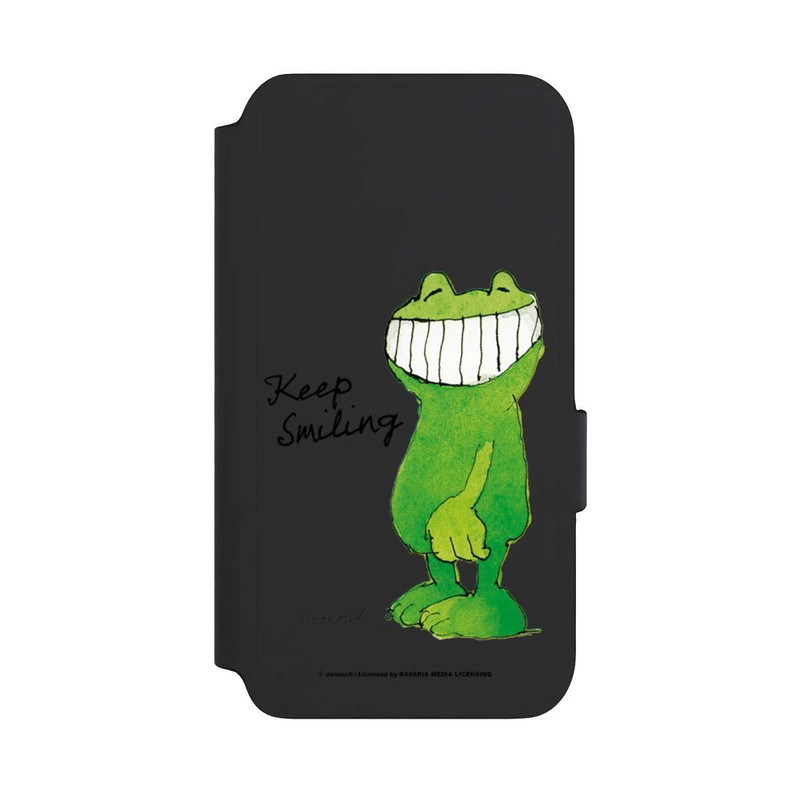 Galaxy S22 NIVOflip Frosch Keep Smiling Transparent
