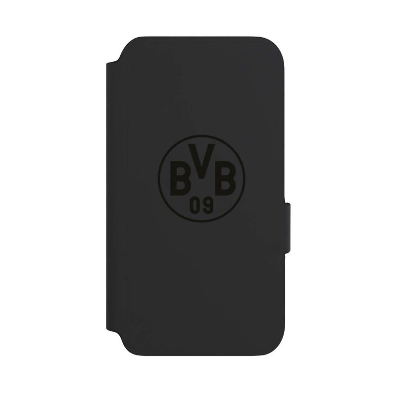 Galaxy S22 NIVOflip BVB Logo Schwarz Transparent