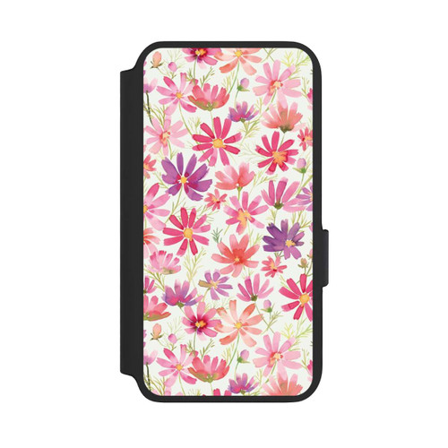 Samsung Galaxy S22 NIVOflip Boho Cosmos Flowers Purple