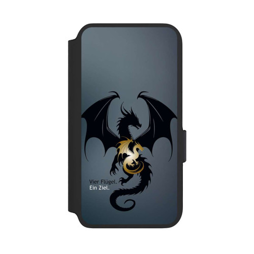 Samsung Galaxy S22 NIVOflip Dragons Four Wings One Goal