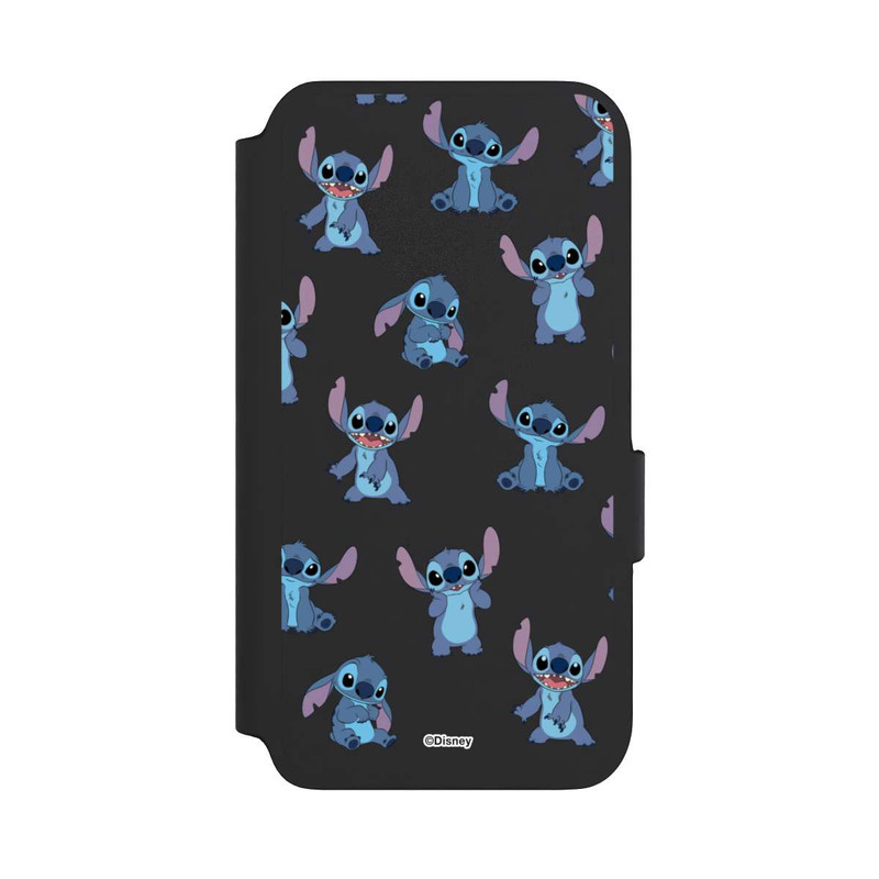 Galaxy S22 NIVOflip Stitch Faces Pattern Transparent