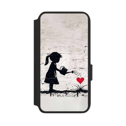Samsung Galaxy S22 NIVOflip Girl Watering Bunch of Flowers 