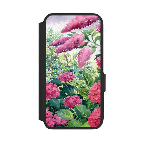 Samsung Galaxy S22 NIVOflip Garden Hydrangeas and Buddleia by Christopher Ryland