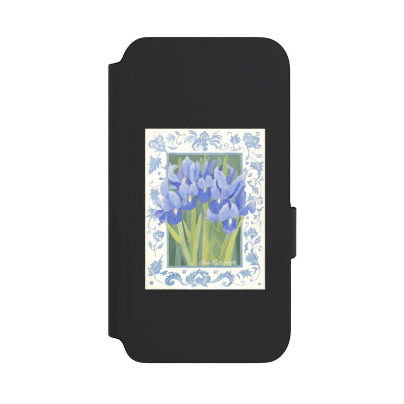 Galaxy S22 NIVOflip Blue Iris, by Jennifer Abbott