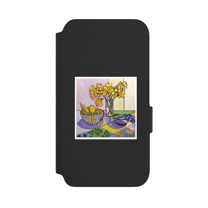 Galaxy S22 NIVOflip Daffodil Patchwork, 2023, by Catherine J Martzloff