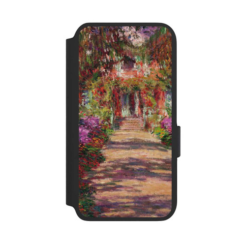 Samsung Galaxy S22 NIVOflip Eine Allee in Monets Garten in Giverny by Claude Monet