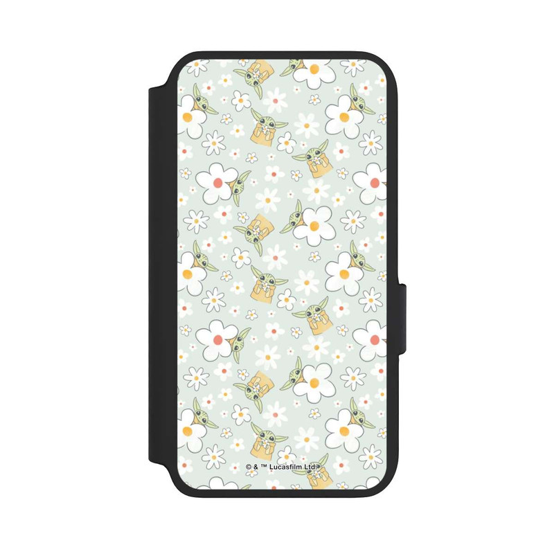 Galaxy S22 NIVOflip Baby Yoda Blumen Muster