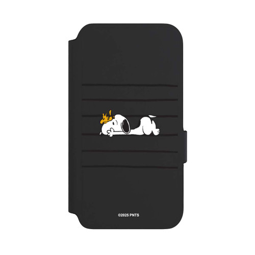 Samsung Galaxy S22 NIVOflip Snoopy Woodstock Streifen Peanuts Transparent