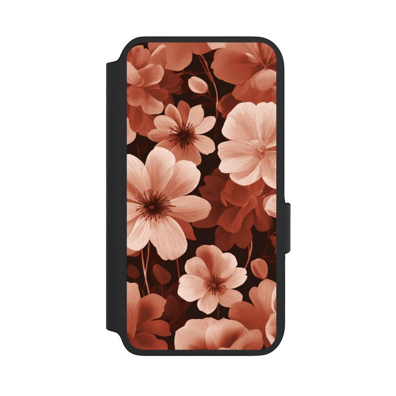 Galaxy S22 NIVOflip Rote Negativblumen mit KI