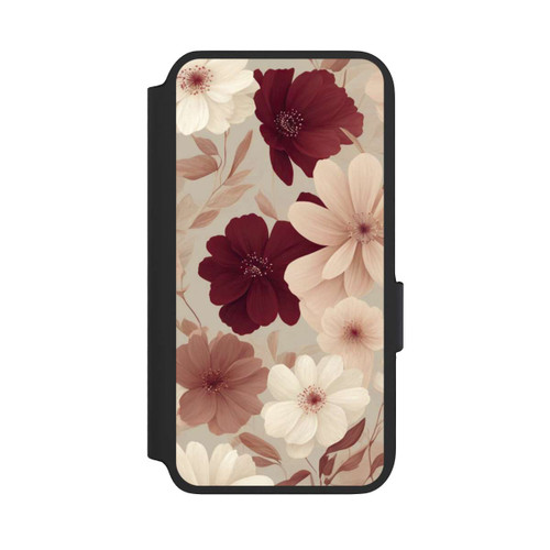 Samsung Galaxy S22 NIVOflip Romantische Pastellblumen mit KI