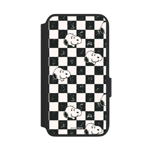 Samsung Galaxy S22 NIVOflip Snoopy Heads Checked Pattern