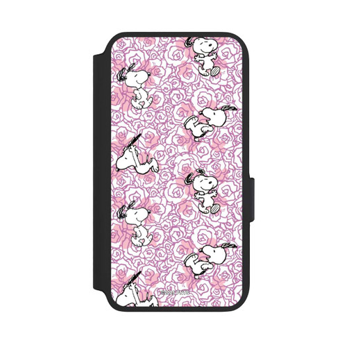 Samsung Galaxy S22 NIVOflip Peanuts Pink Roses Pattern
