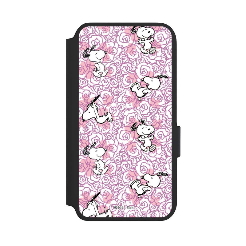 Galaxy S22 NIVOflip Peanuts Pink Roses Pattern