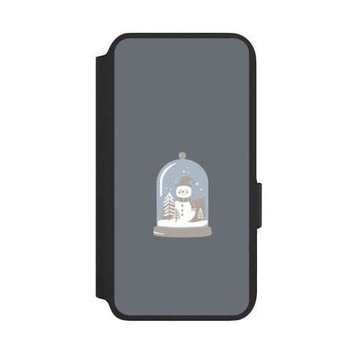 Samsung Galaxy S22 NIVOflip Minimalist Snow Globe with Snowman