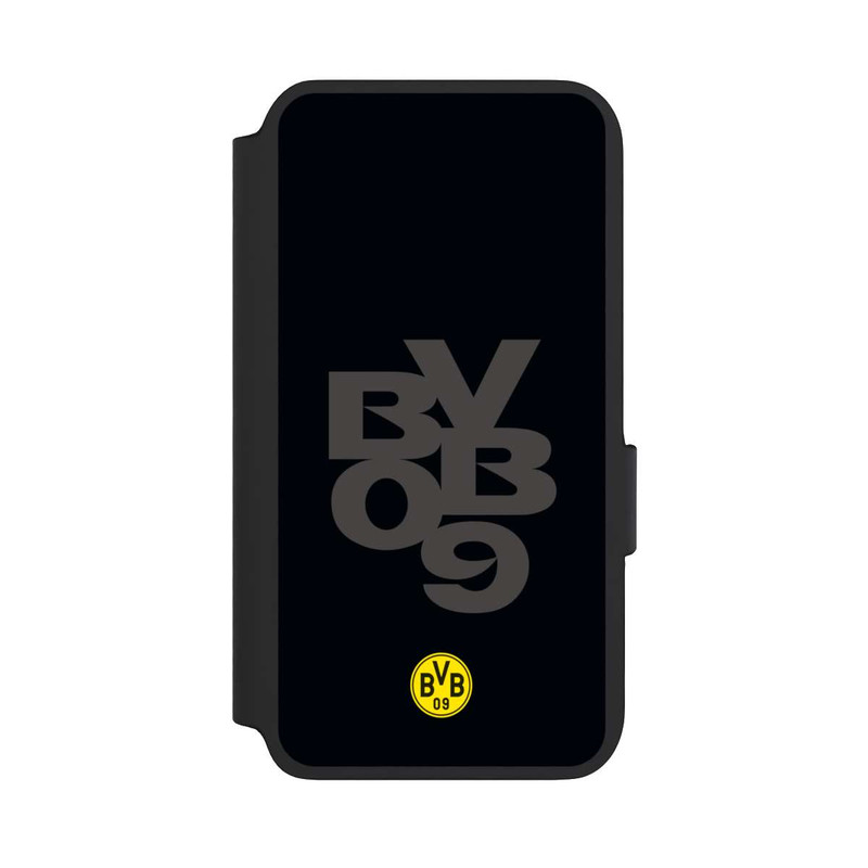 Galaxy S22 NIVOflip BVB09 Grau Schwarz