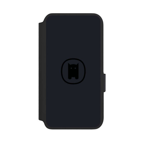 Samsung Galaxy S22 NIVOflip Nivocase Logo Gross Schwarz Grau 