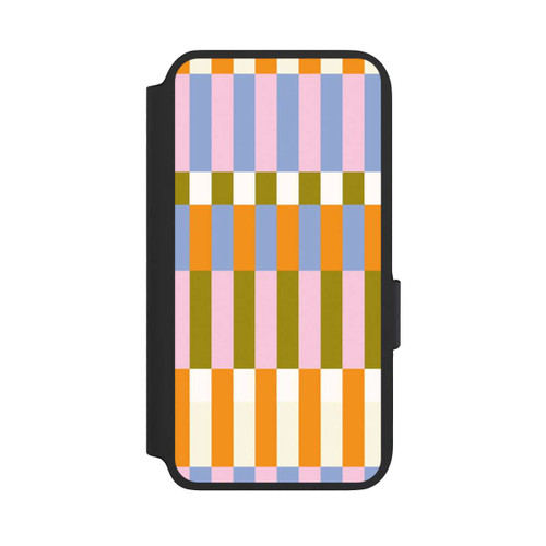 Samsung Galaxy S22 NIVOflip Thème à Carreaux Colorés et Audacieux