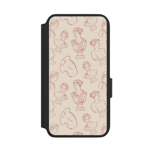 Samsung Galaxy S22 NIVOflip Greek Deco Busts Brown