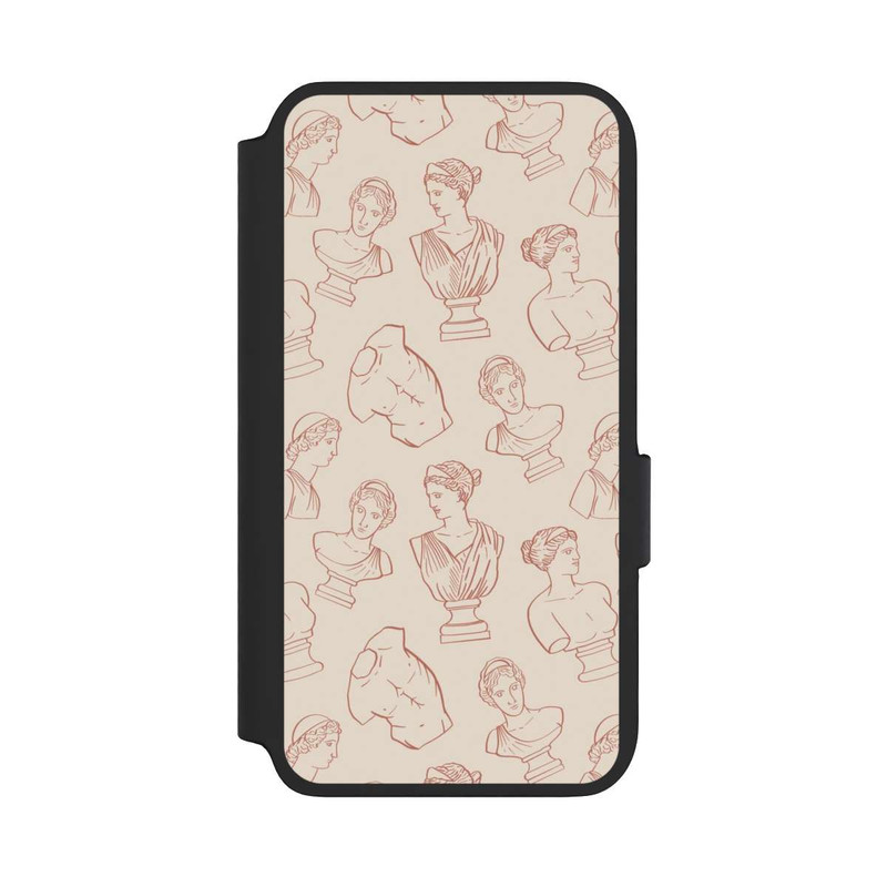 Galaxy S22 NIVOflip Greek Deco Busts Brown