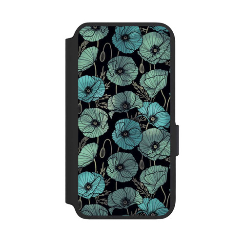 Samsung Galaxy S22 NIVOflip Coquelicots d'Été Verts