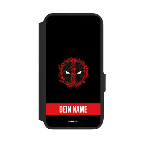 Samsung Galaxy S22 NIVOflip Deadpool Logo Personalisierbar