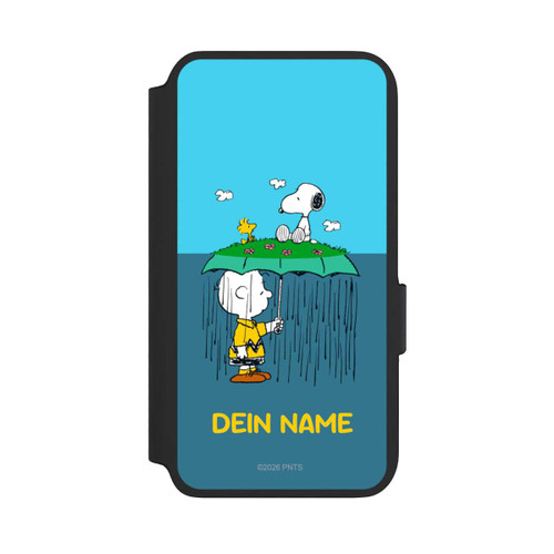 Samsung Galaxy S22 NIVOflip Charlie Brown Regen Personalisierbar
