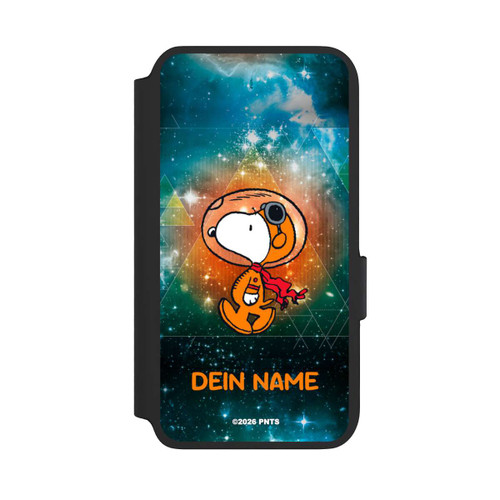 Samsung Galaxy S22 NIVOflip Snoopy Weltraumreisender Personalisierbar