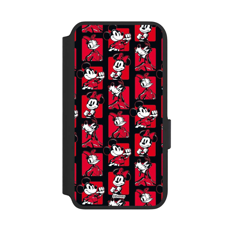 Galaxy S22 NIVOflip Mickey Mouse Racing Pattern Red